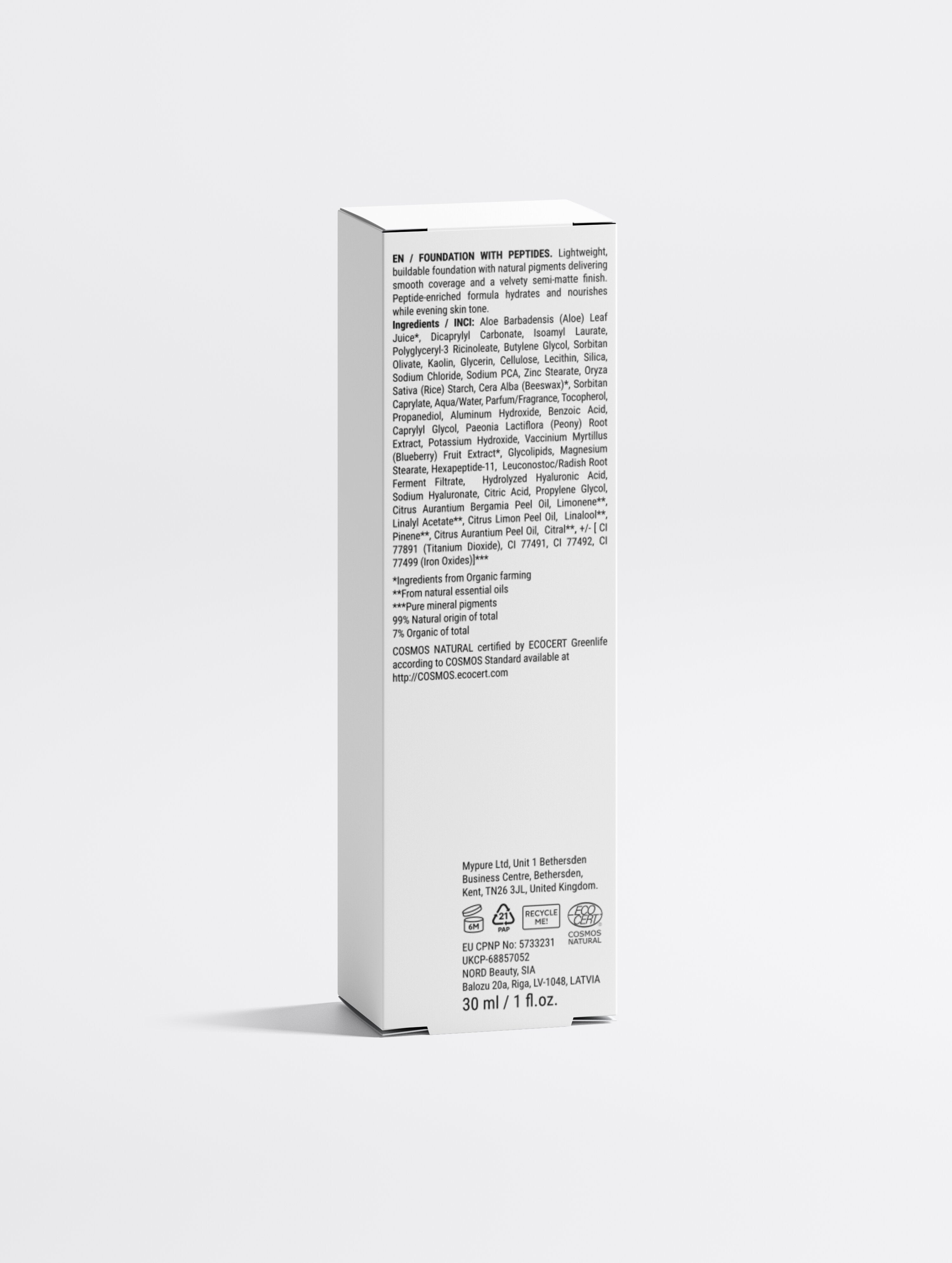 Foundation with Peptides, 35 Tan Warm